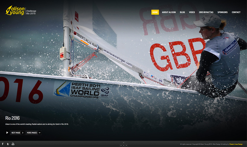 Alison Young - Official site of Olympic sailor Alison Young. | Campaign Rio 2016